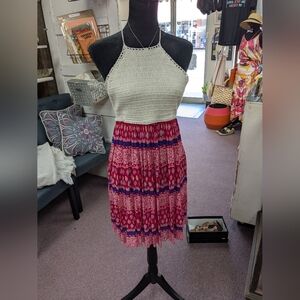 NWT Boho Crochet Lightweight Dress
